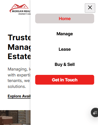 Screenshot of Morgan Realty Properties